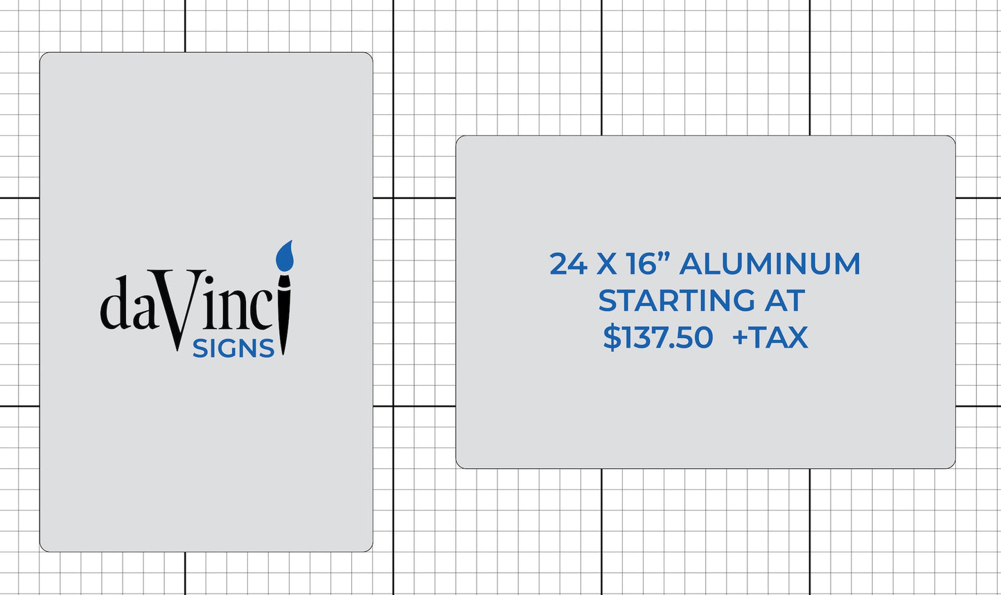 Custom Aluminum Signage