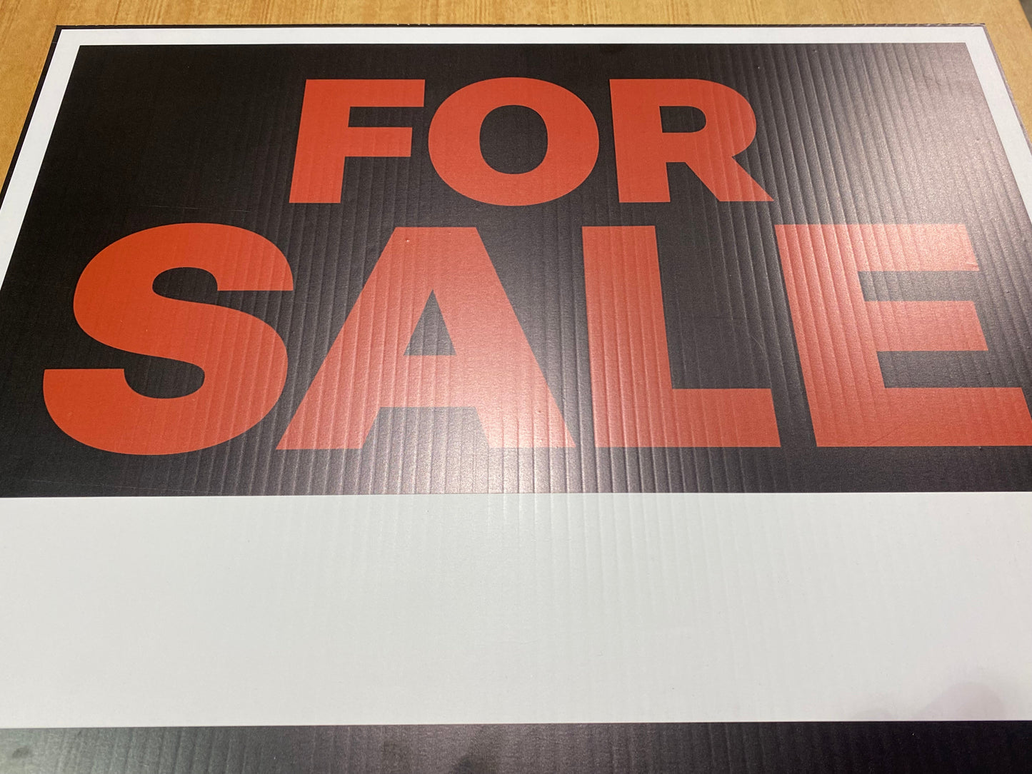FOR SALE Signs