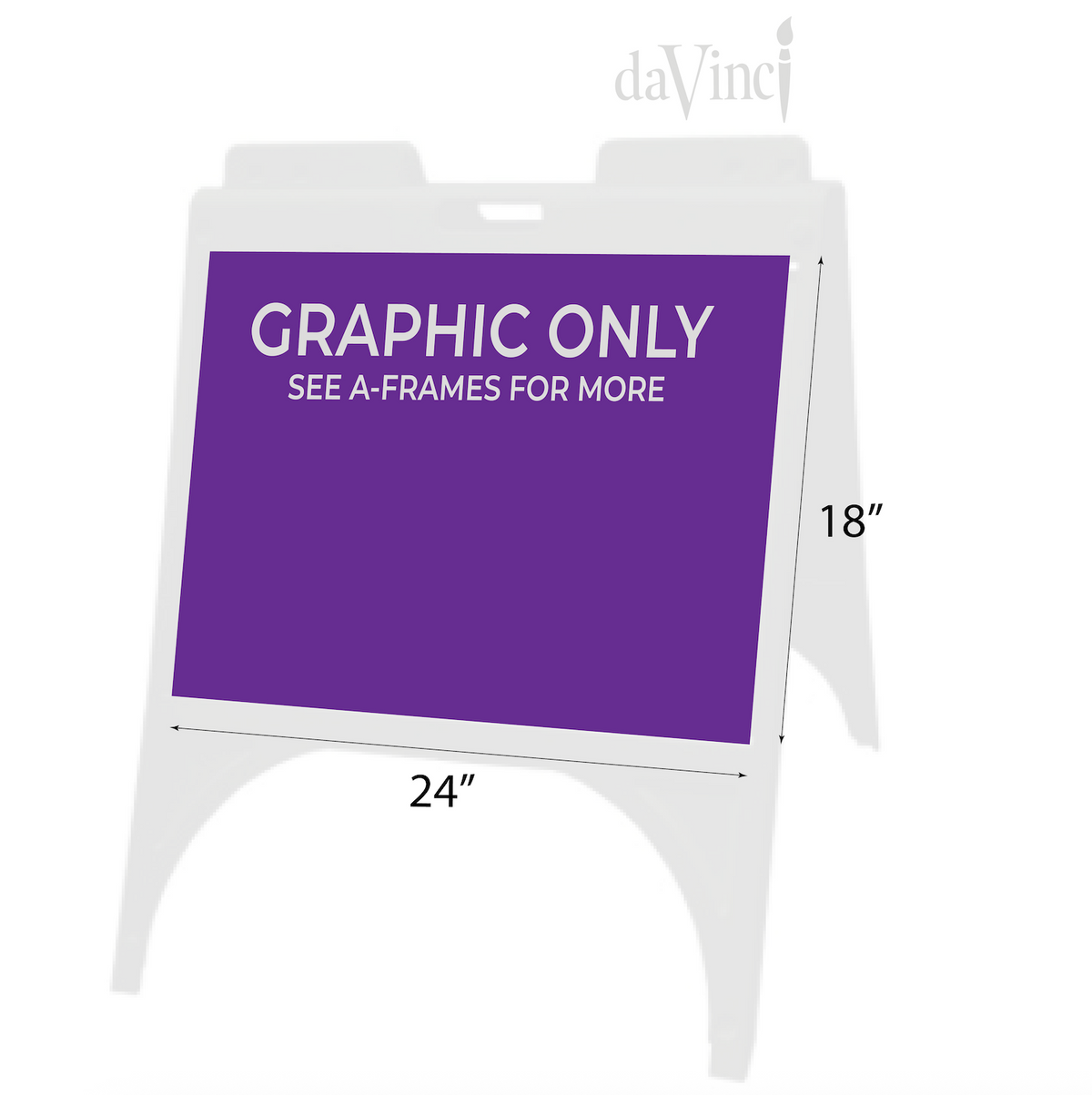 A Frame Inserrt A-Frame Inserts – daVinci Print