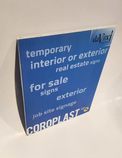 Coroplast Signs