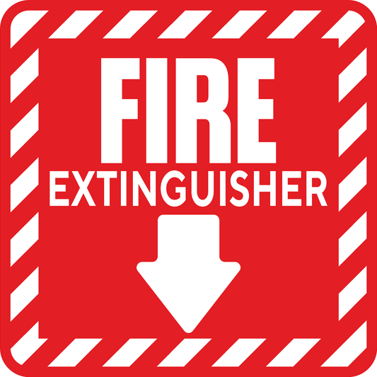 "FIRE EXTINGUISHER" Decals #1002