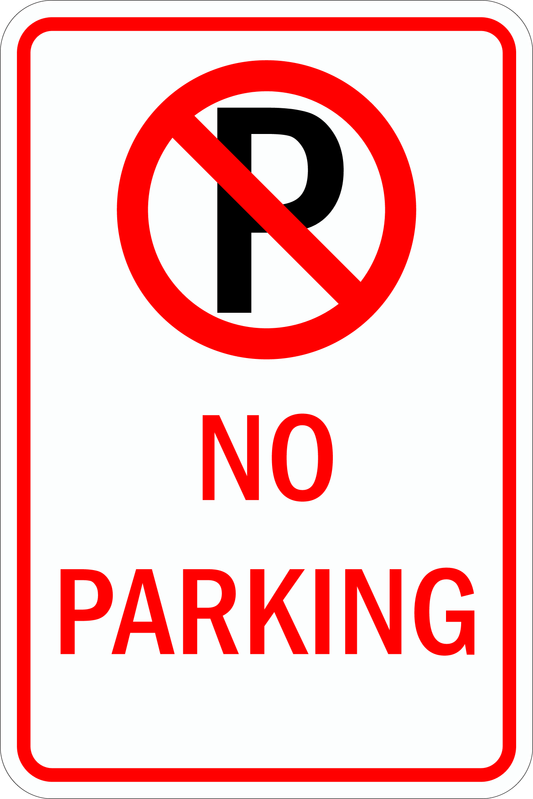 "NO PARKING" SIGNS #101