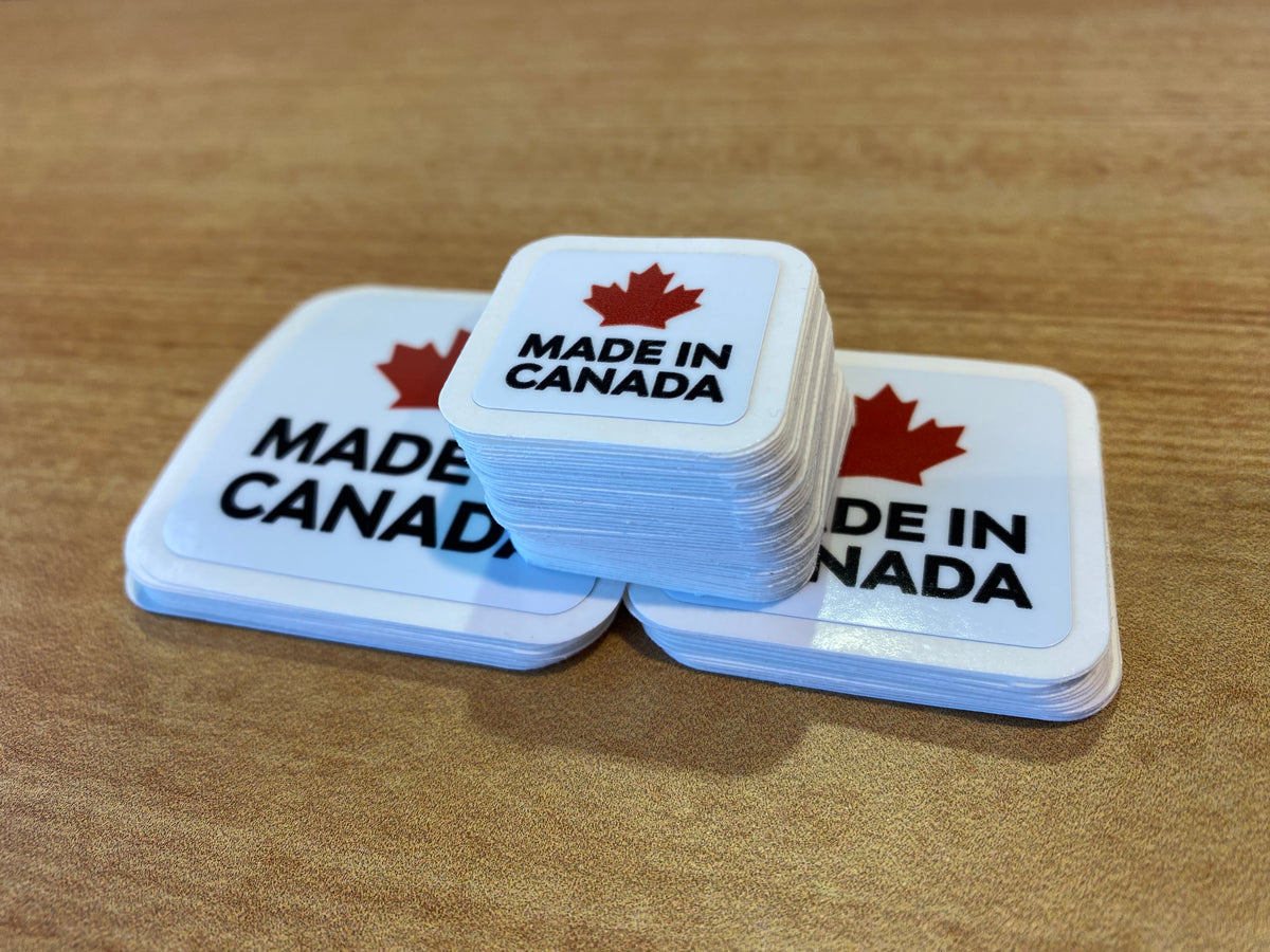 Stock Canada All-Purpose Vinyl Stickers Stock Canada All-Purpose Vinyl Stickers